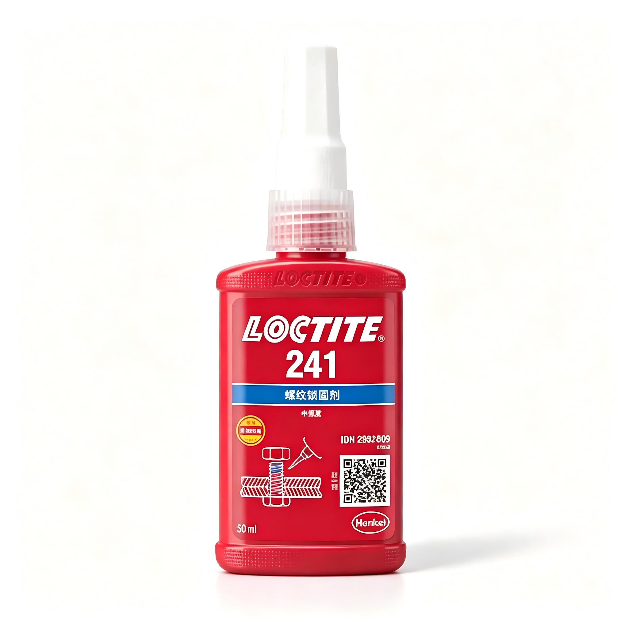 乐泰LOCTITE 241 中强度通用螺纹锁固剂，常规机械装配 西安咸阳汉中延安现货