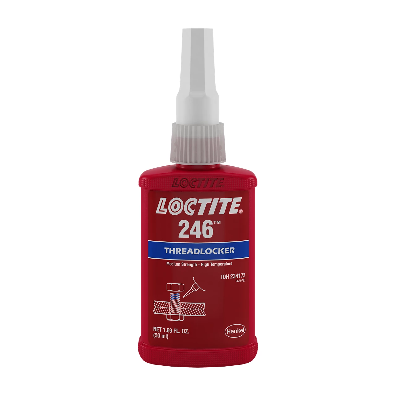 乐泰LOCTITE 246 中强度高粘度，大规格与间隙螺纹填充 西安咸阳汉中延安现货