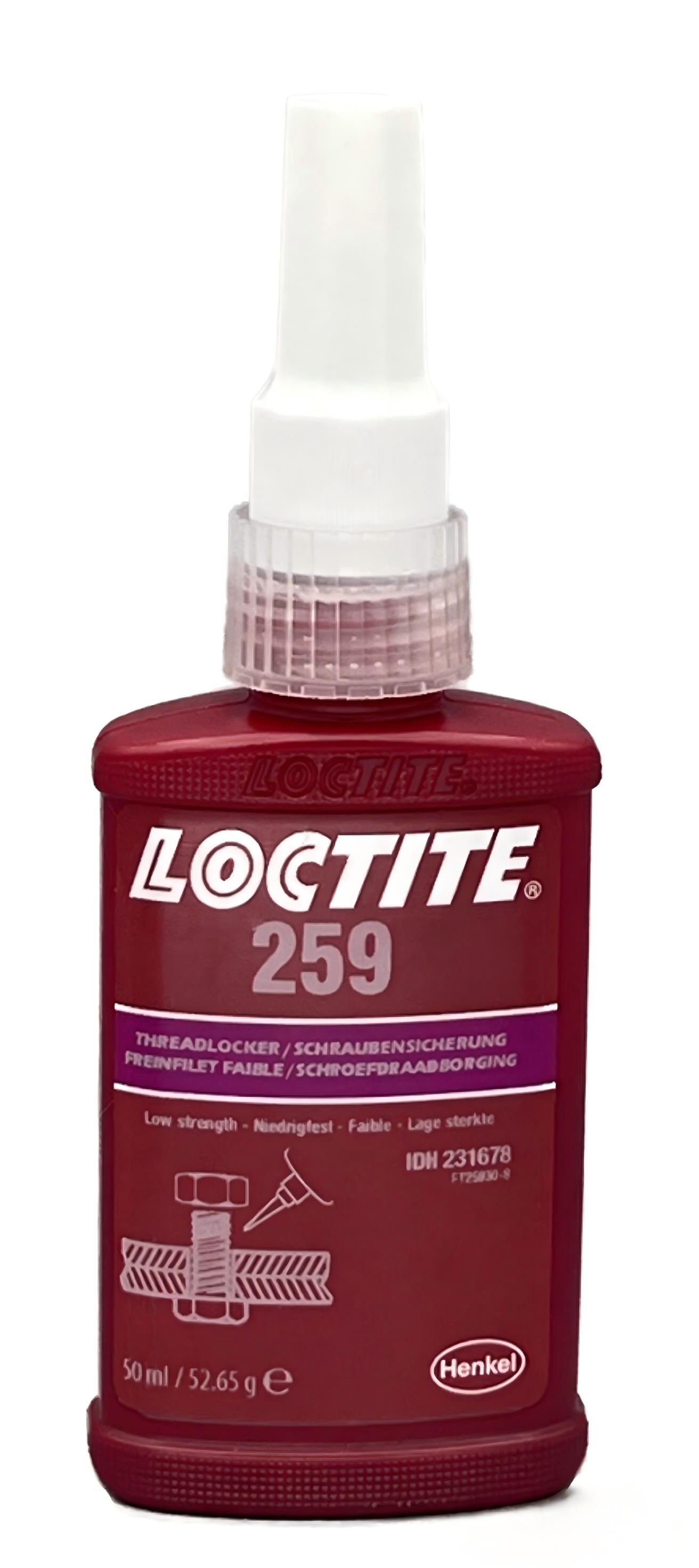 乐泰LOCTITE 259 高强度永久锁固型，紧固件长期固定 西安咸阳汉中延安现货