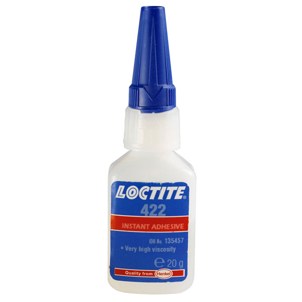 乐泰LOCTITE 422 耐高温瞬干胶，较高工作温度下保持粘接强度 西安咸阳汉中延安现货