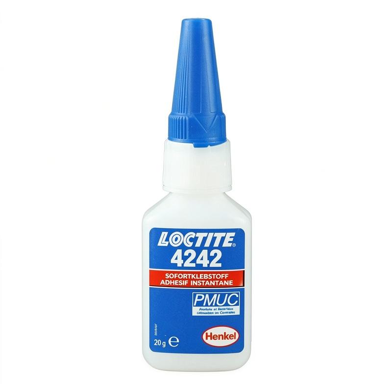 乐泰LOCTITE 4242 低气味低白化工业瞬干胶，电子外观装配 西安咸阳汉中延安现货