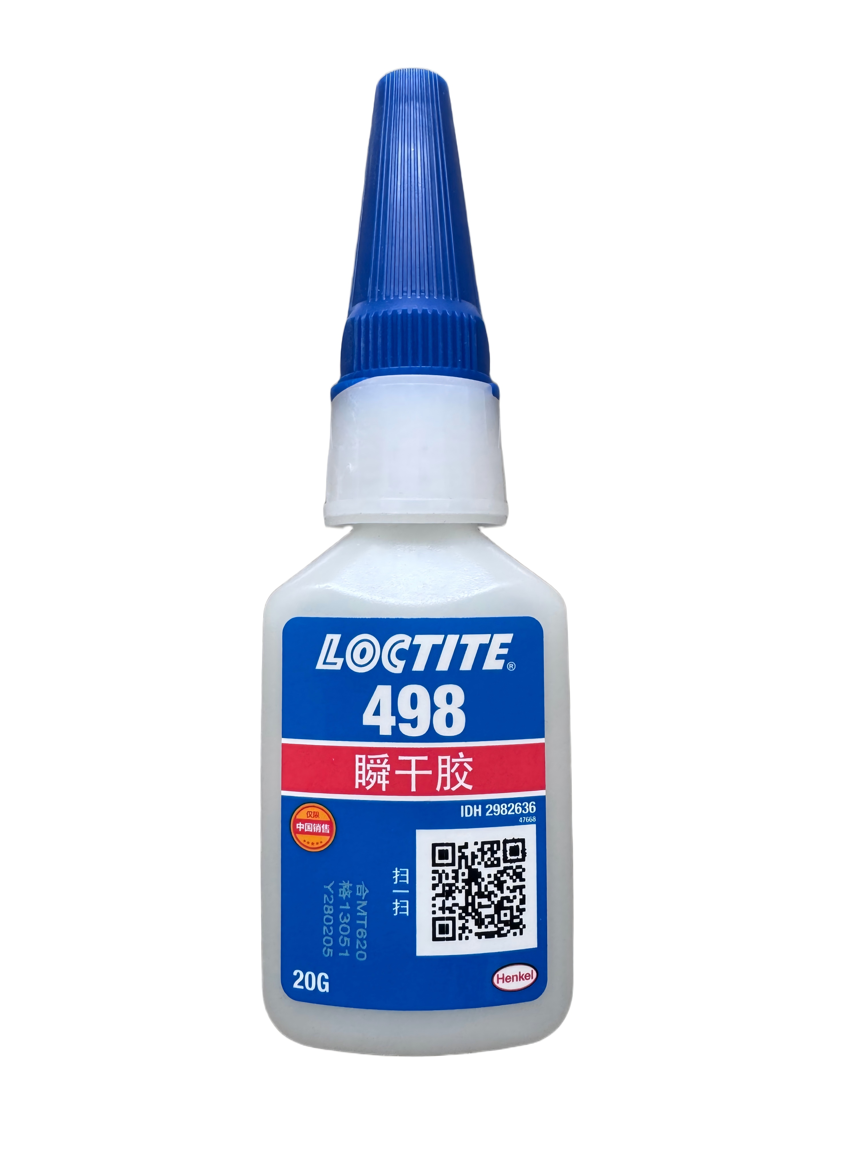 乐泰LOCTITE 498 耐高温瞬干胶，高温环境粘接保持强度 西安咸阳汉中延安现货